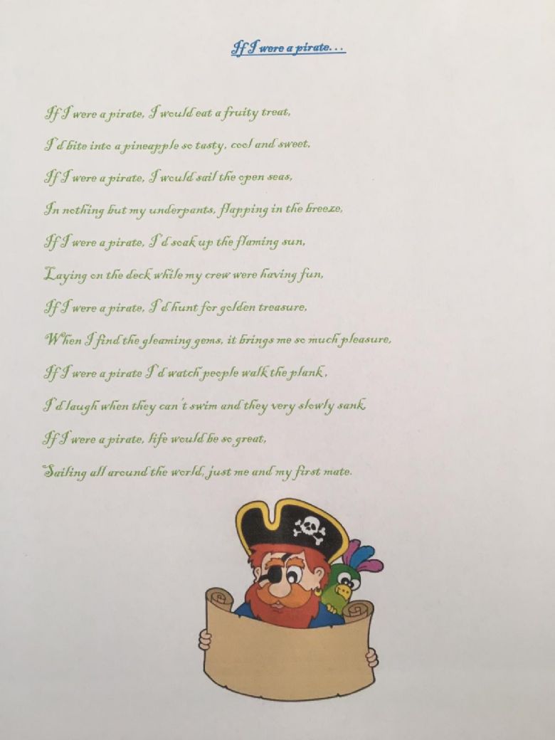 Chilton Primary School - Your amazing Pirate Poems! Well done Year 3!