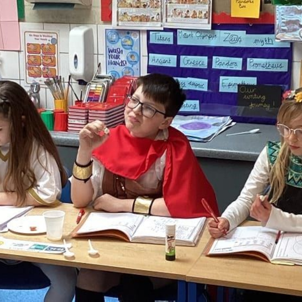 Chilton Primary School Chilton pupils explore Gods and Mortals